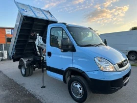 Iveco 35c18 Самосвал+ кран, снимка 16