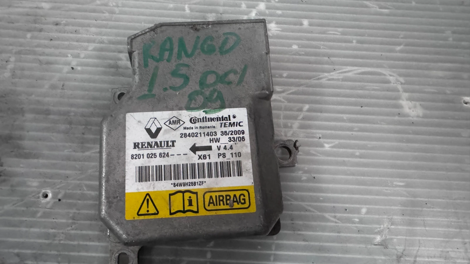 Airbag  /  /  a Renault Kangoo - 2840211403 / 8201025624 | Mobile.bg   2