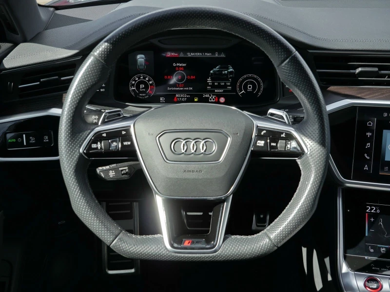 Audi Rs6 600HP/CERAMIC/PANO/NAVI/LED/B&O/591v, снимка 7 - Автомобили и джипове - 50607031