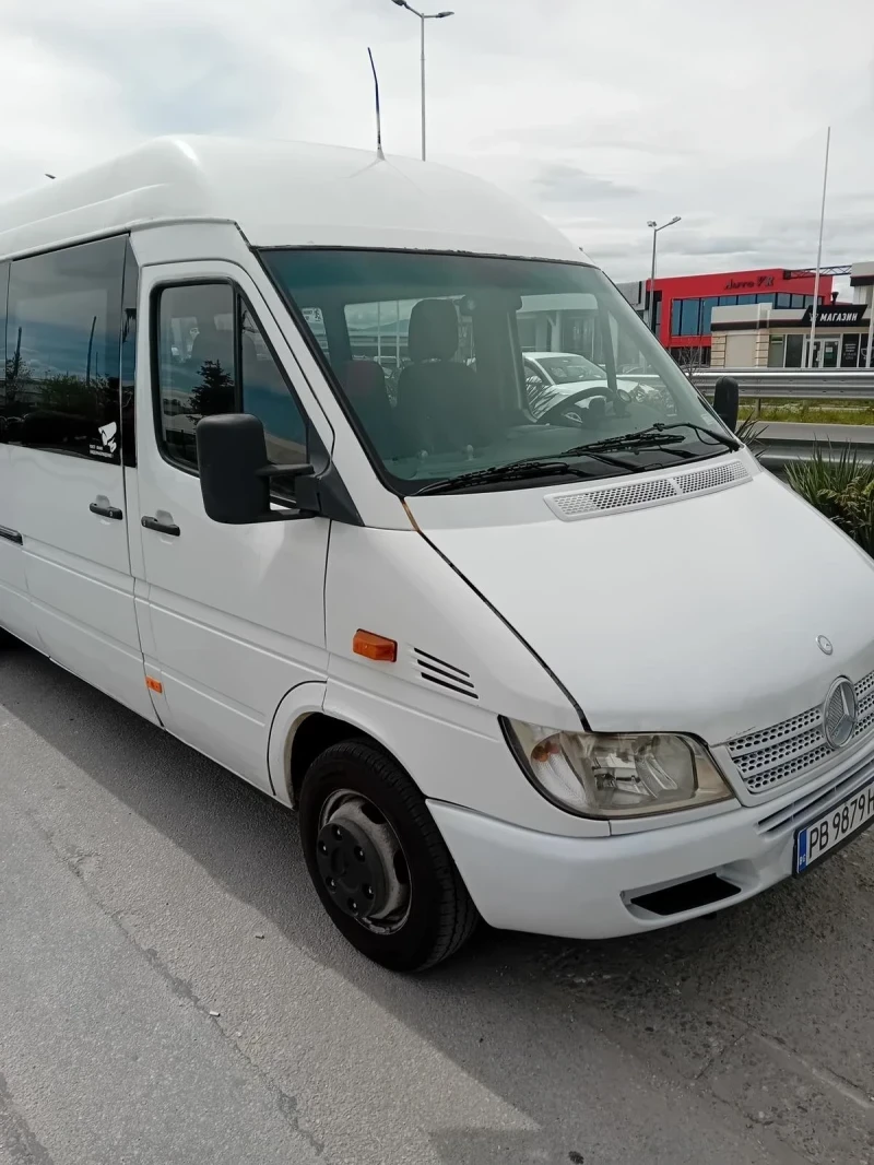 Mercedes-Benz Sprinter 416 19 места, климатик, снимка 1 - Бусове и автобуси - 48589353