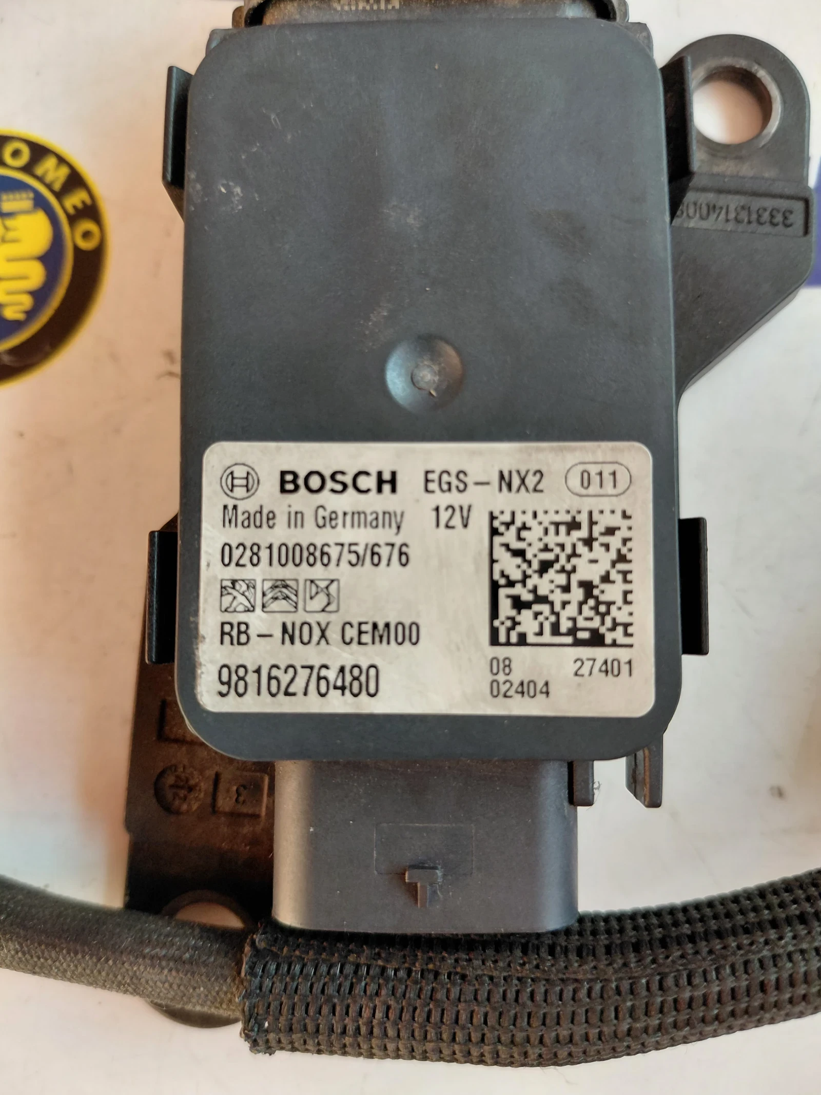 9816276480 NOX Сензор OPEL CROSSLAND  0281008675  EGS-NX2 , снимка 2 - Части - 55693846