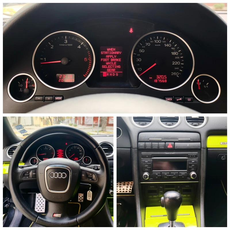 Audi A4 3.0/230 к.с 4х4 кабрио, снимка 11 - Автомобили и джипове - 49020612