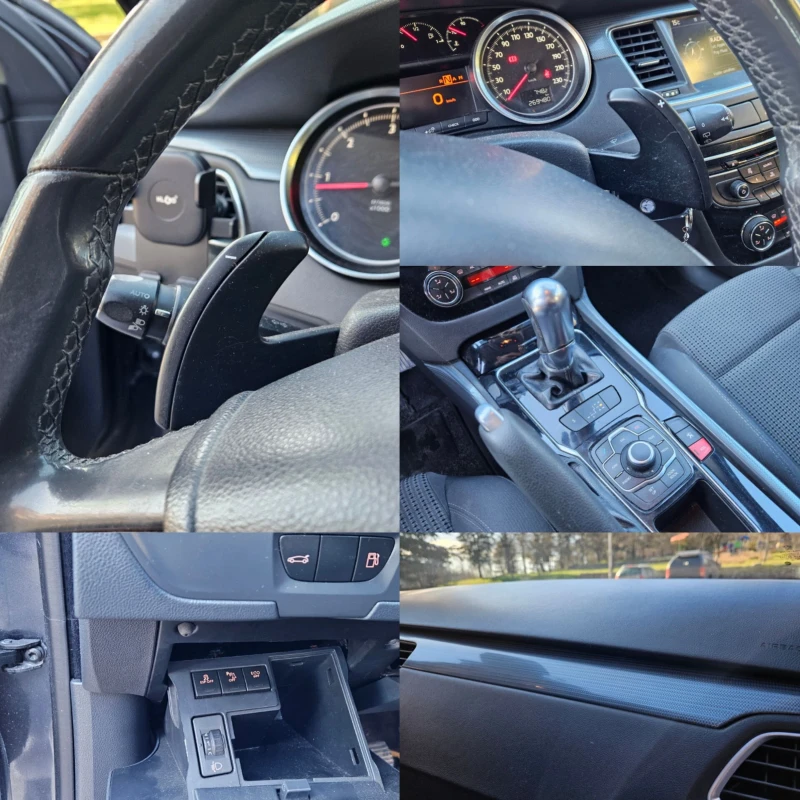 Peugeot 508 1.6 e-HDi (115кс) /AUTOMATIC/PANORAMA/NAVI/F1, снимка 16 - Автомобили и джипове - 53113813