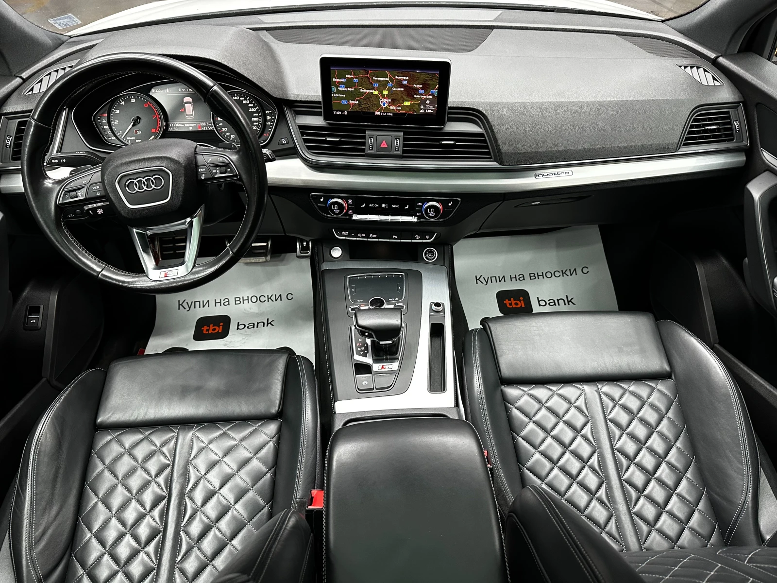 Audi SQ5 Гаранция/354кс/Quattro/БАРТЕР/ЛИЗИНГ/КОМЕНТАР, снимка 10 - Автомобили и джипове - 51768877