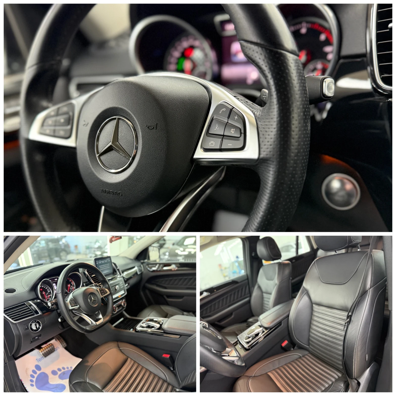 Mercedes-Benz GLE 350 Coupe/AMG/4Matic/HK/360 Camera/Full History, снимка 13 - Автомобили и джипове - 52817106