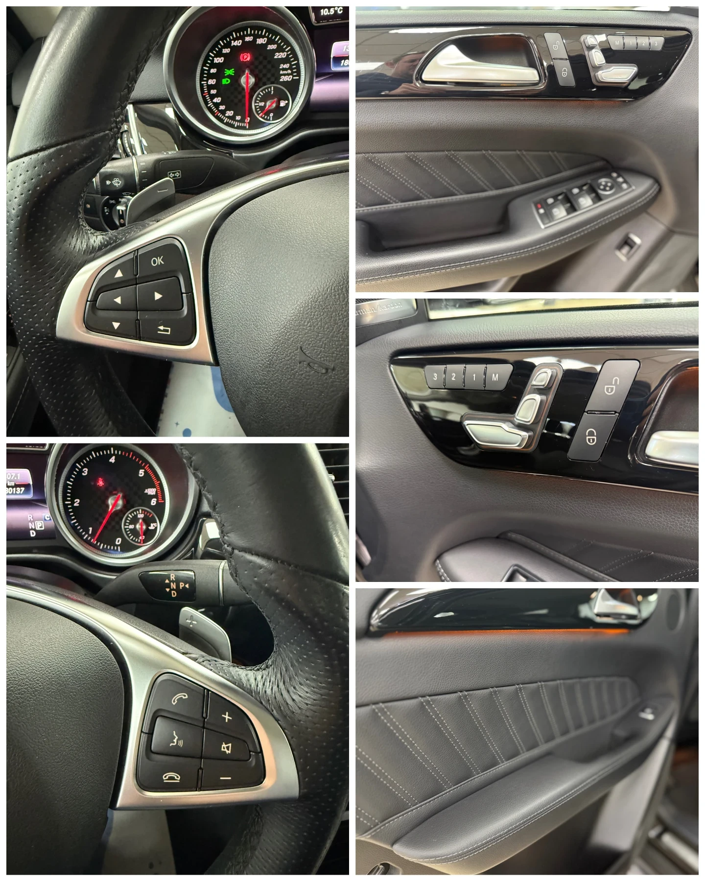 Mercedes-Benz GLE 350 Coupe/AMG/4Matic/HK/360 Camera/Full History, снимка 14 - Автомобили и джипове - 52817106