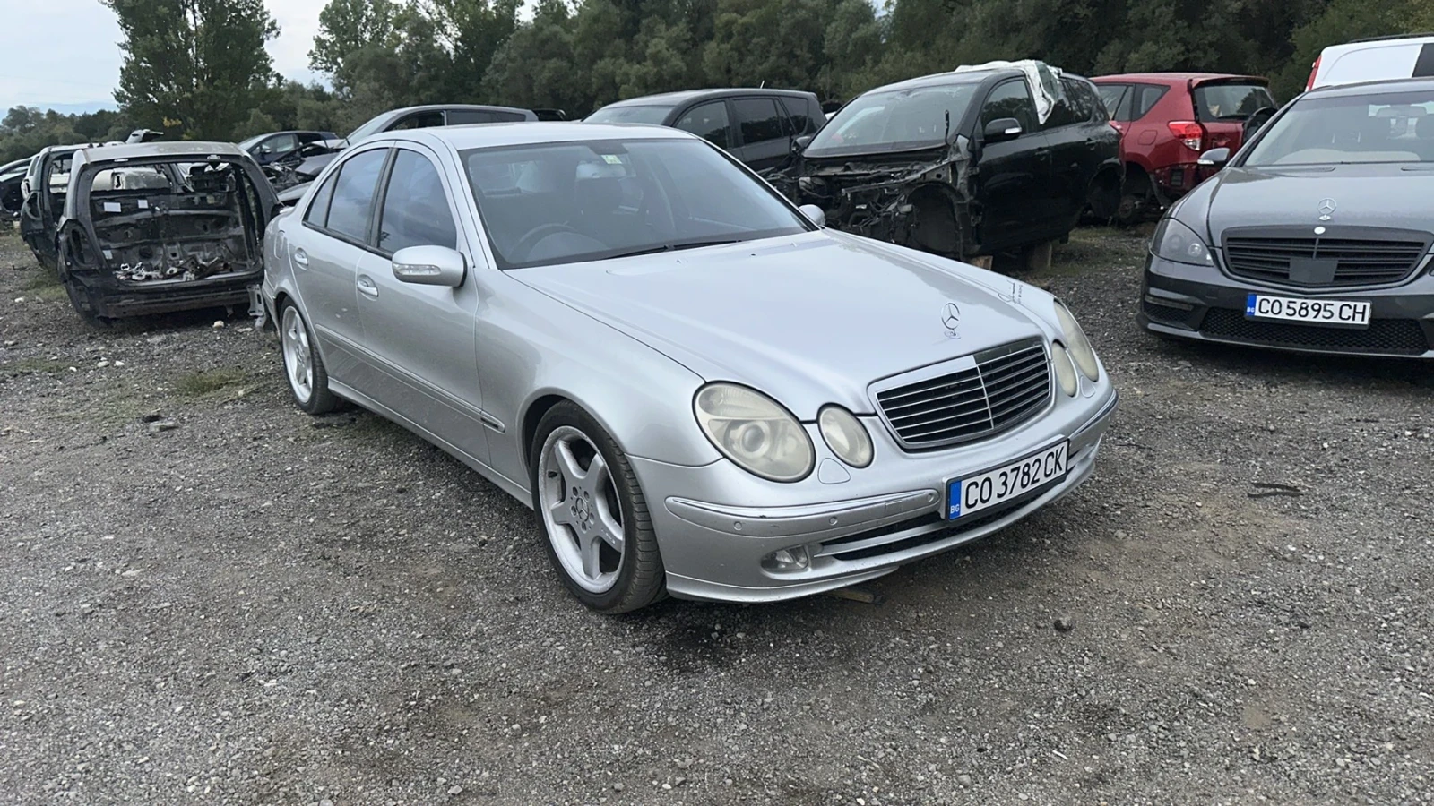 Mercedes-Benz E 320 3.2 204к.с 2004г Кожен Салон AMG джанти, снимка 1