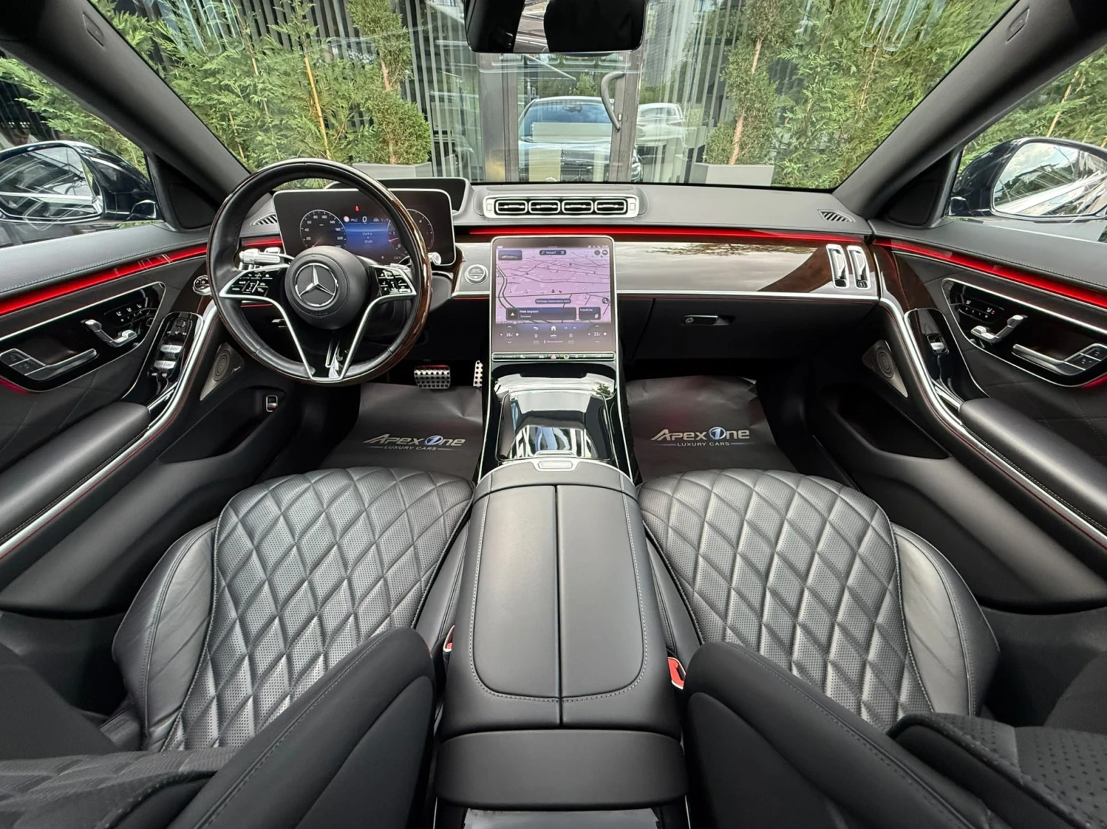 Mercedes-Benz S 450 AMG/TV/BURM/360/MASSAGE, снимка 13 - Автомобили и джипове - 55176368