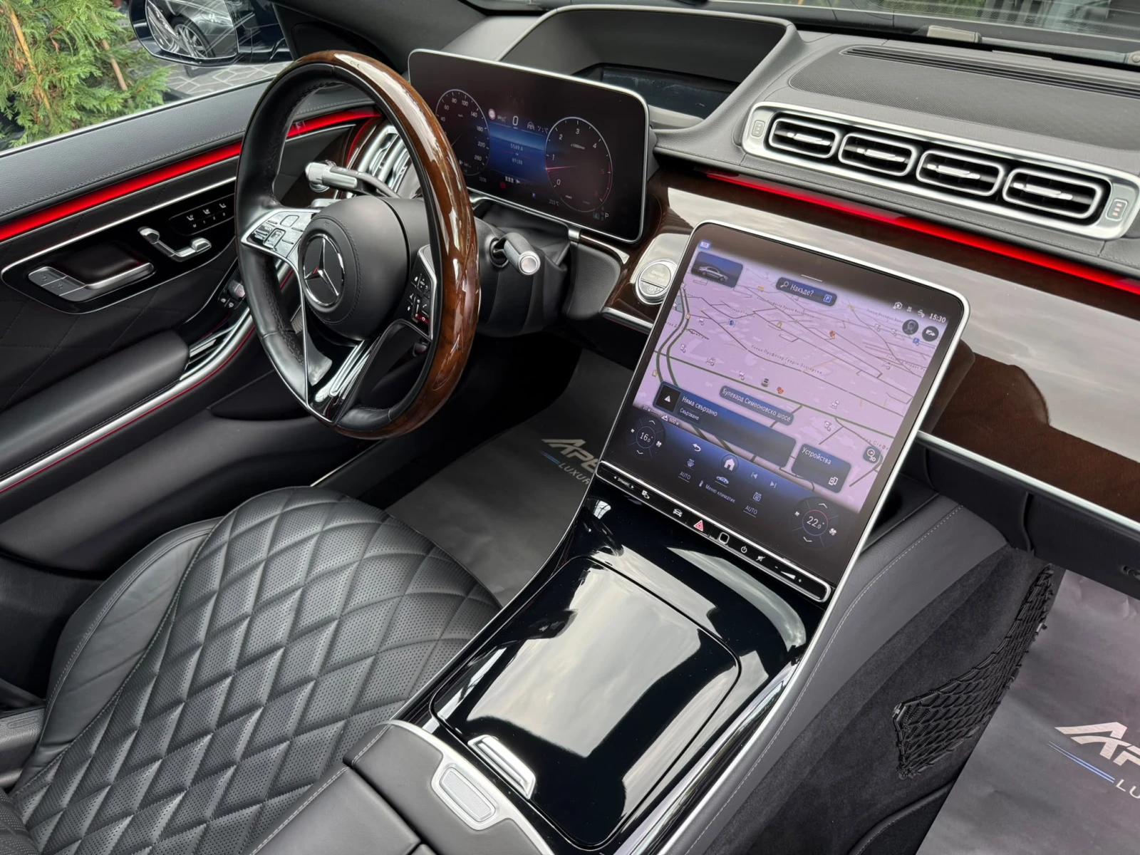 Mercedes-Benz S 450 AMG/TV/BURM/360/MASSAGE, снимка 16 - Автомобили и джипове - 55176368