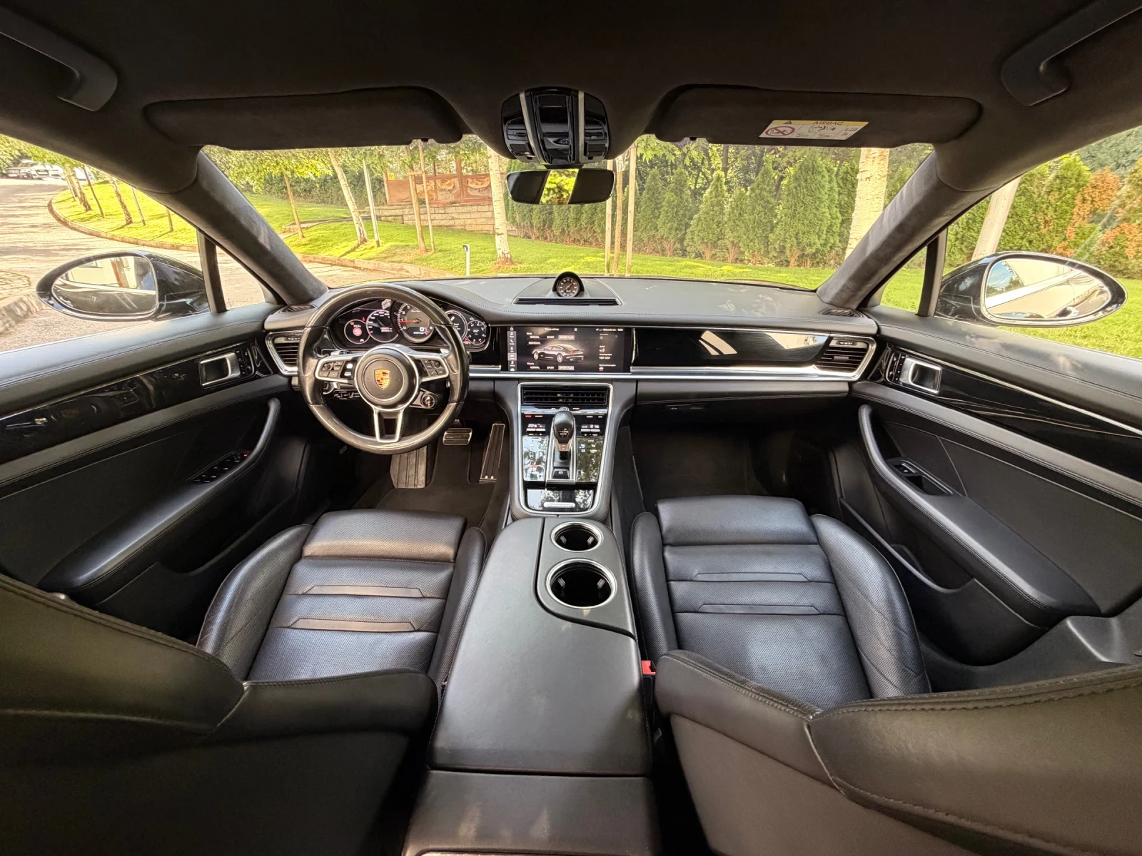 Porsche Panamera TURBO / СМЕНЕНИ ВЕРИГИ / CERAMIC BRAKES / CARBON, снимка 13 - Автомобили и джипове - 55381385