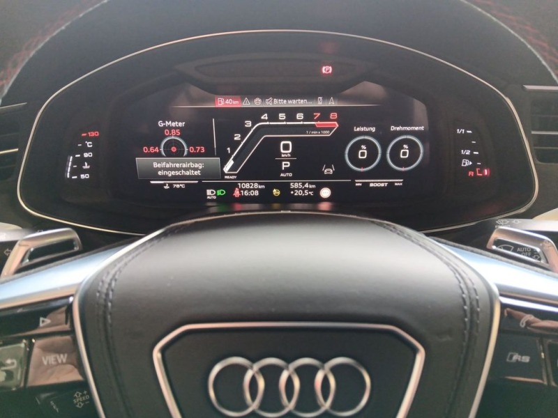 Audi Rs7 PERFORMANCE/ B&O/ MATRIX/ HEAD UP/ 360/ PANO/ 22/ , снимка 12 - Автомобили и джипове - 46085875
