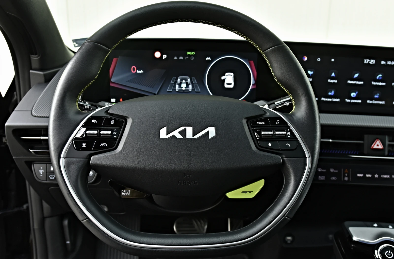 Kia EV6 GT AWD PANORAMA MERIDIAN   HEAD-UP  | Mobile.bg   11