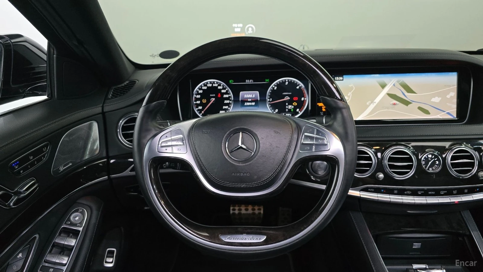 Mercedes-Benz S 350 LONG* 4MATIC* КОЖА* ПОДГРЕВ* ОБДУХВ* BURM* PANO* 3, снимка 14 - Автомобили и джипове - 55681798