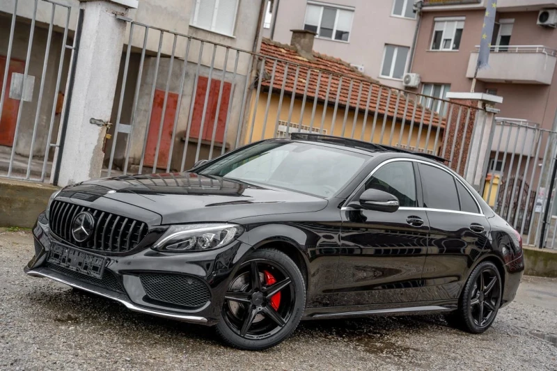 Mercedes-Benz C 220 CDI-AMG-PANORAMA-BURMESTER-AVANTGARDE-ПОДГРЕВ-TOP, снимка 3 - Автомобили и джипове - 52742352