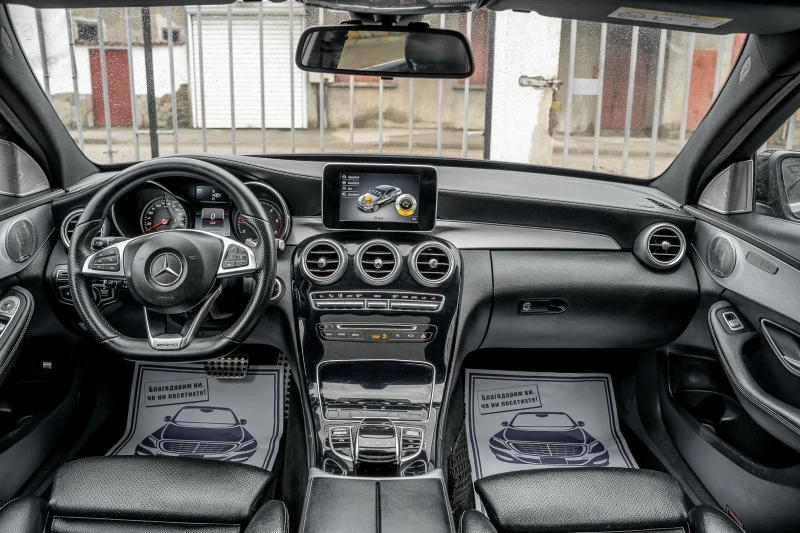 Mercedes-Benz C 220 CDI-AMG-PANORAMA-BURMESTER-AVANTGARDE-ПОДГРЕВ-TOP, снимка 13 - Автомобили и джипове - 52742352