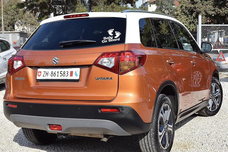 Suzuki Vitara 1.6ШВЕЙЦАРИЯ/АВТОМАТИК/КОЖА/ЛЕД/НАВИ/ДИСТРОНИК, снимка 4 - Автомобили и джипове - 47355298