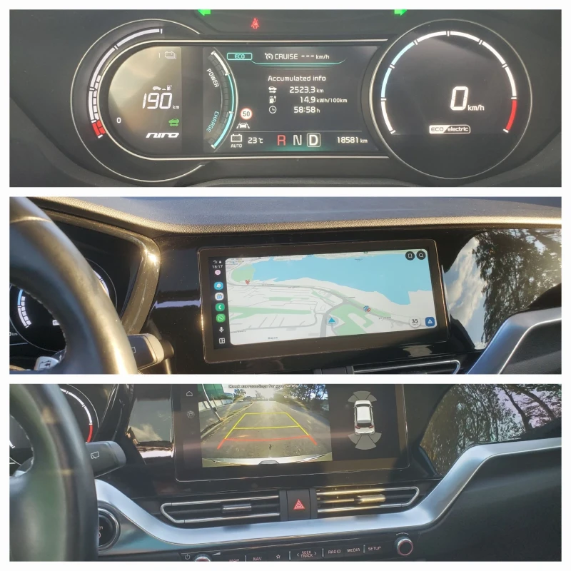 Kia Niro 204кс Всички екстри, снимка 8 - Автомобили и джипове - 52548809