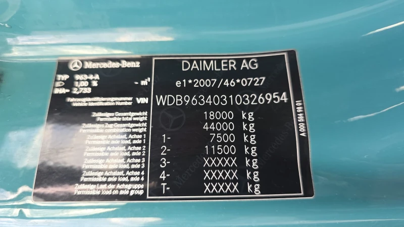 Mercedes-Benz Actros 18 46 EURO 6, снимка 7 - Камиони - 52830339