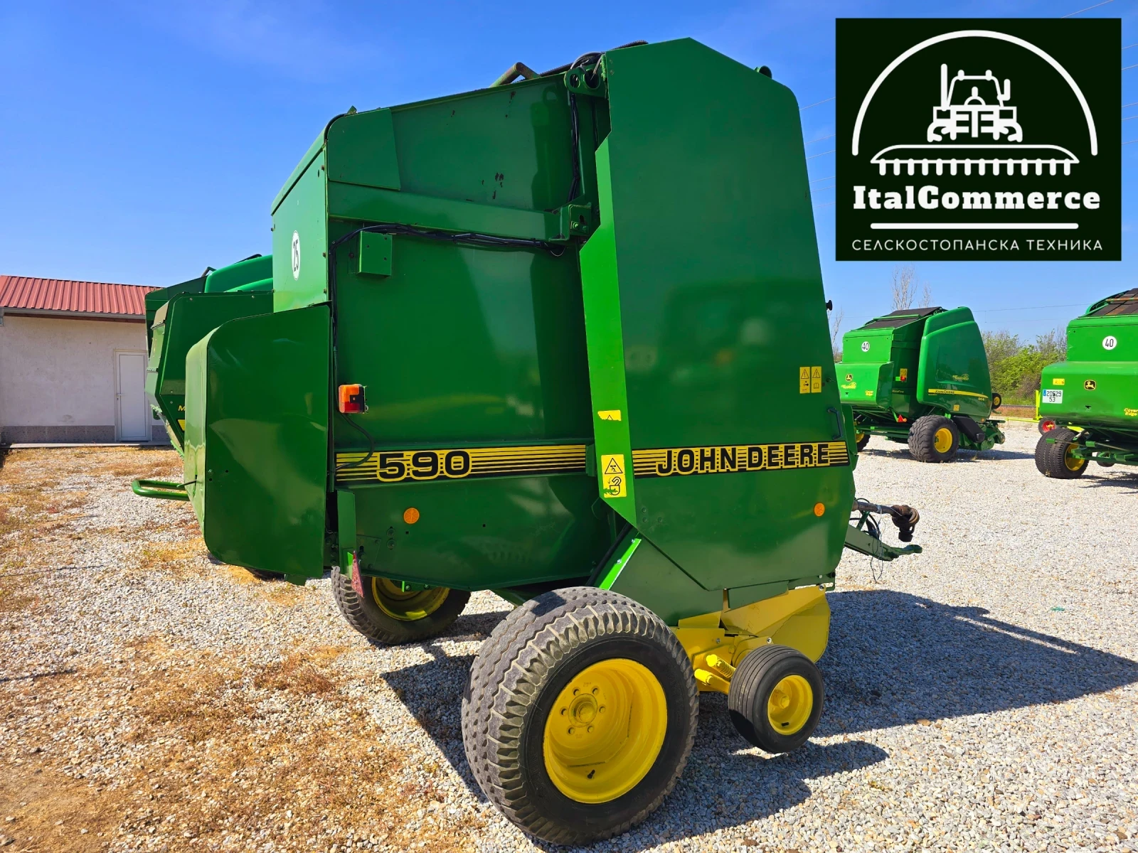 Балировачка John Deere 590 мрежа + сезал, снимка 10 - Селскостопанска техника - 54364843