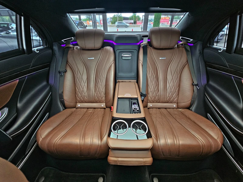 Mercedes-Benz S 63 AMG L/4M/4D BURMESTER/DISTR/TV/HUD/МАСАЖ/ПАНО/F1/LIZI, снимка 10 - Автомобили и джипове - 47926609