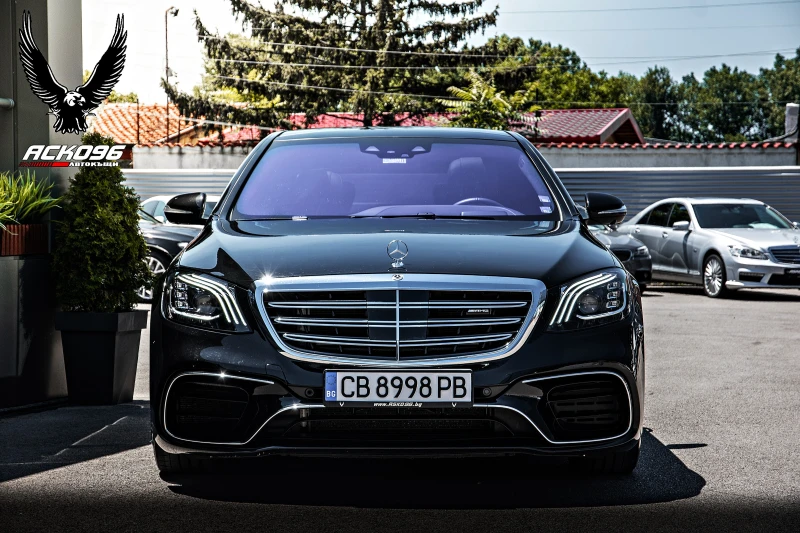 Mercedes-Benz S 63 AMG L/4M/4D BURMESTER/DISTR/TV/HUD/МАСАЖ/ПАНО/F1/LIZI, снимка 2 - Автомобили и джипове - 47926609