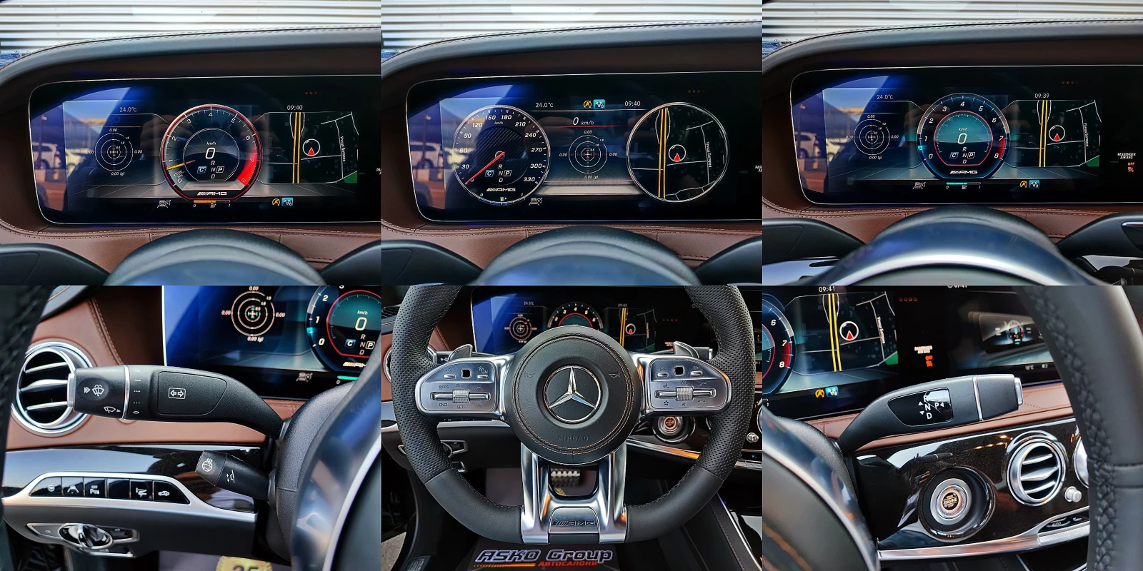 Mercedes-Benz S 63 AMG L/4M/4D BURMESTER/DISTR/TV/HUD/МАСАЖ/ПАНО/F1/LIZI - изображение 9