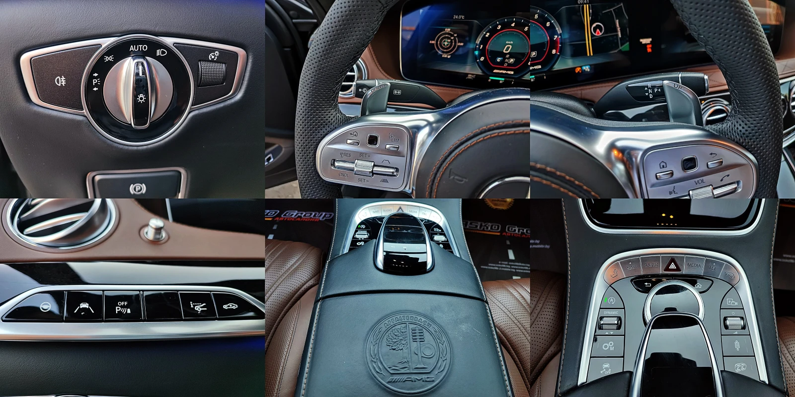 Mercedes-Benz S 63 AMG L/4M/4D BURMESTER/DISTR/TV/HUD/МАСАЖ/ПАНО/F1/LIZI - изображение 10