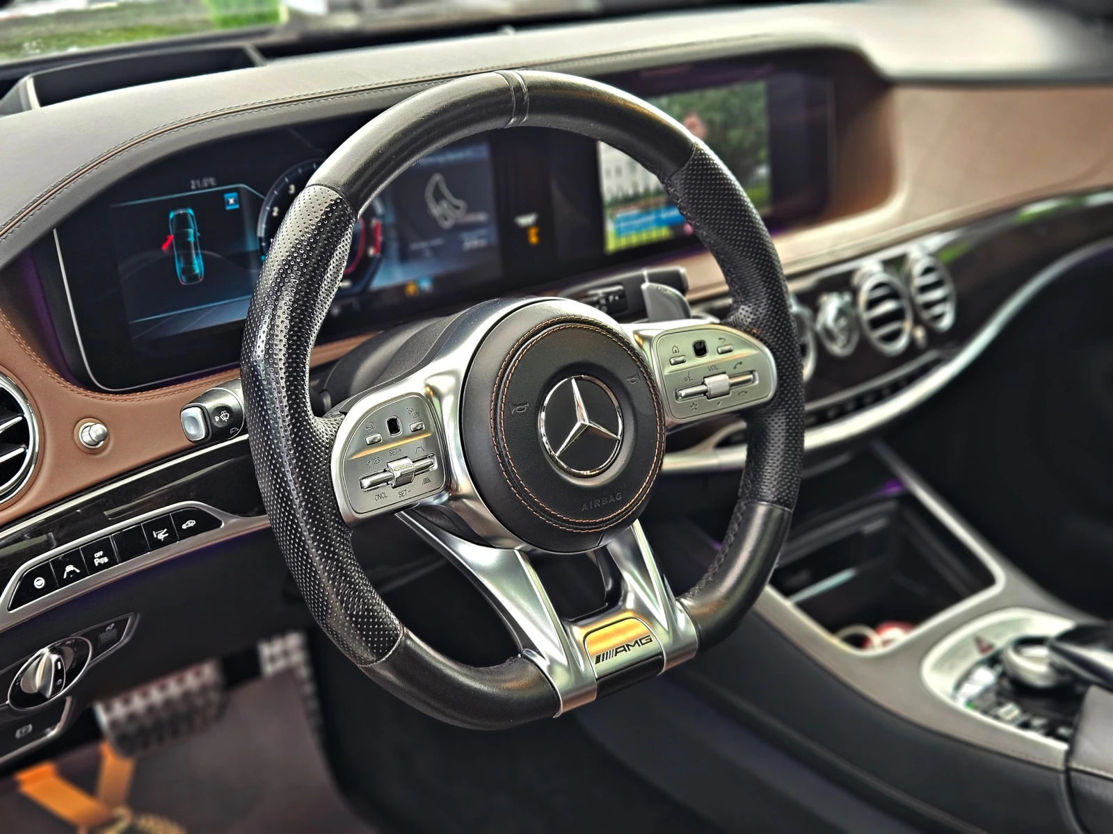 Mercedes-Benz S 63 AMG L/4M/4D BURMESTER/DISTR/TV/HUD///F1/LIZI | Mobile.bg   12