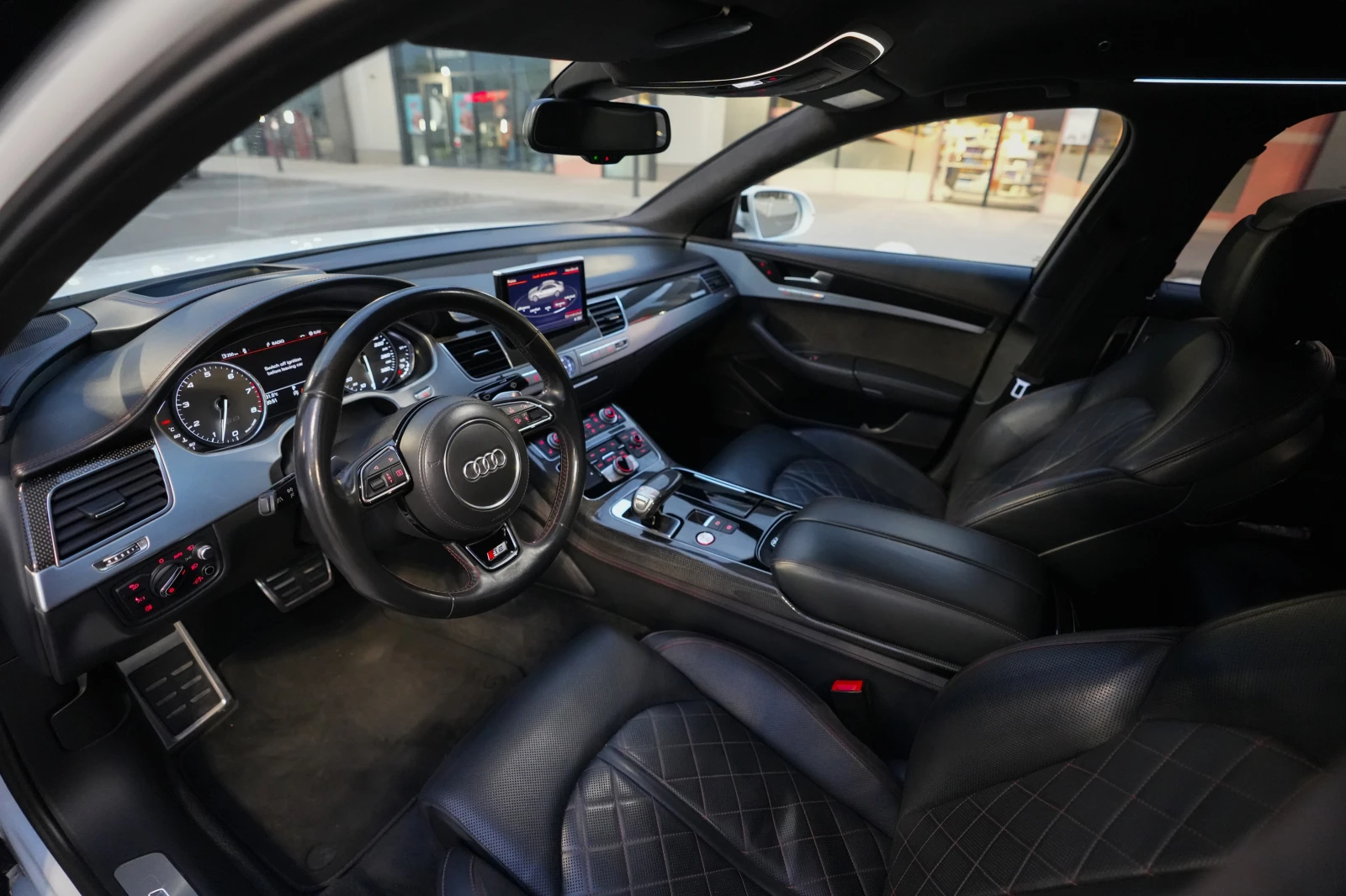 Audi S8 PLUS= 4.0= V8T= MATRIX= CARBON CERAMIC= HUD=  - изображение 8
