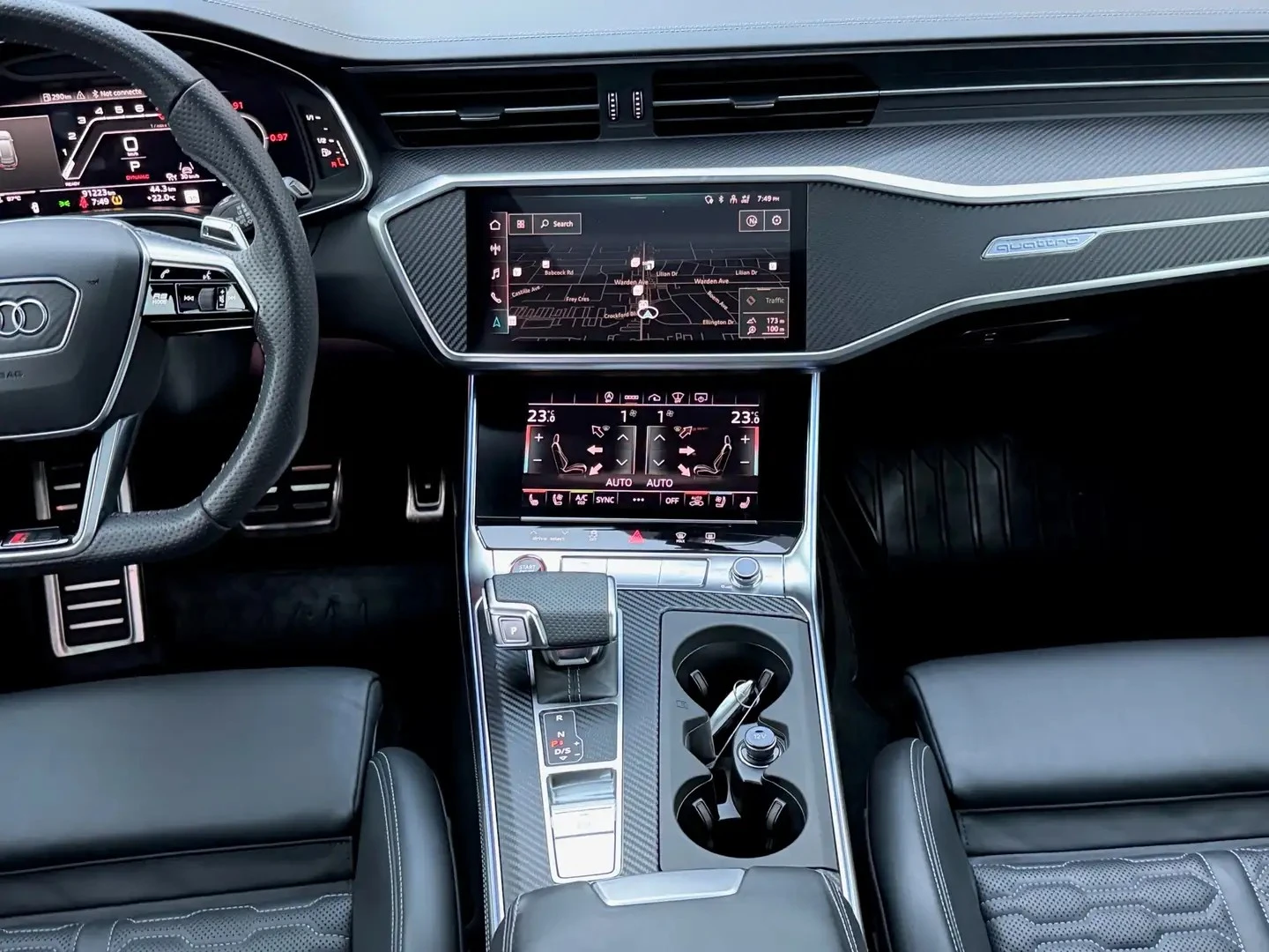 Audi Rs6 AVANT TECHNIK ЦЕНА ДО БЪЛГАРИЯ АВТОКРЕДИТ, снимка 9 - Автомобили и джипове - 55989990
