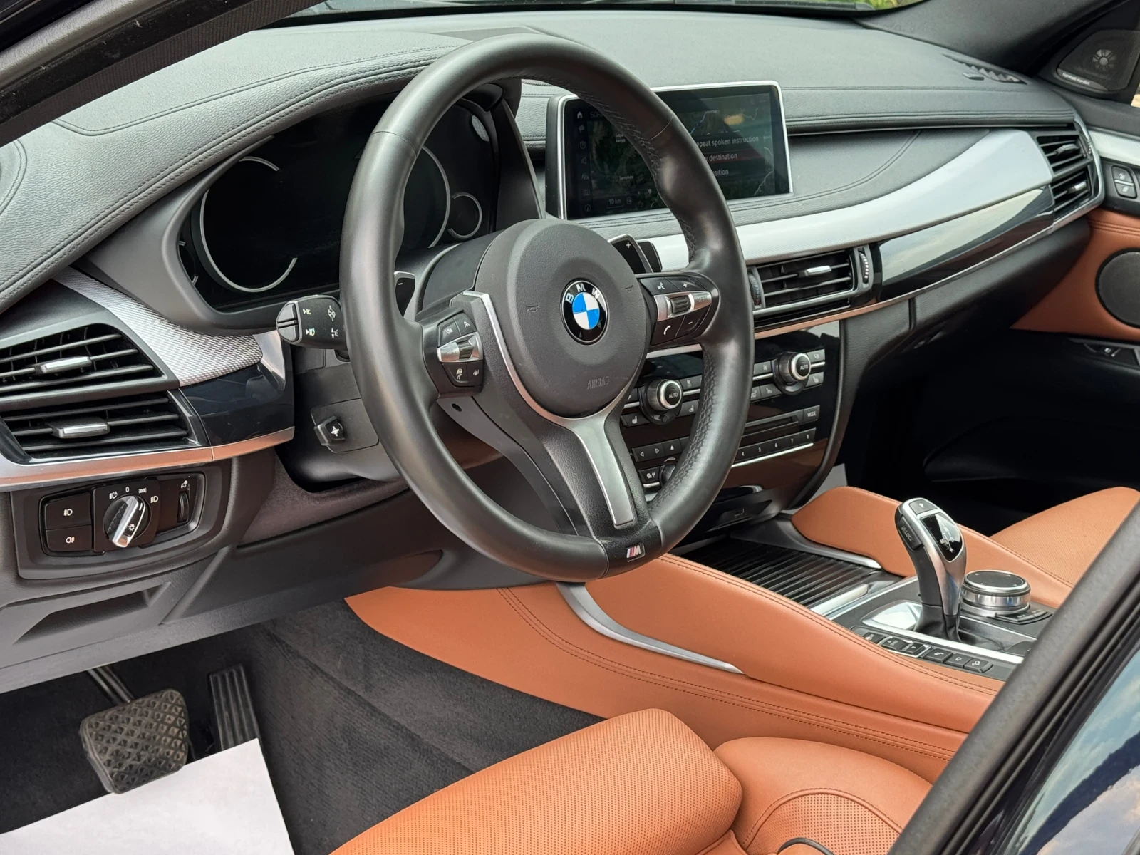 BMW X6 40Xdrive-М-ПАКЕТ-Individual-ОБДУХВАНЕ-ПОДГРЕВ-FULL - изображение 9