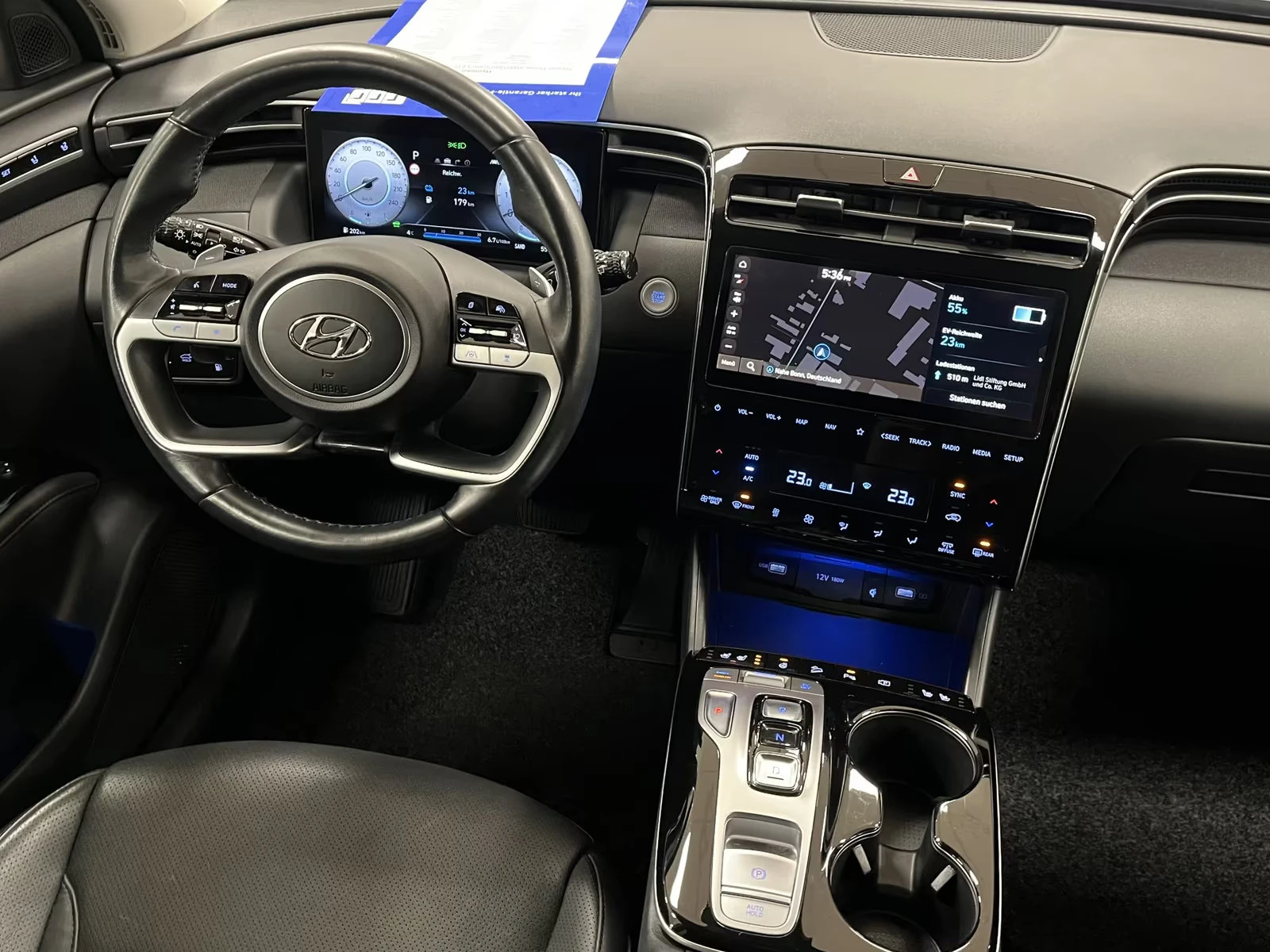 Hyundai Tucson 1.6PHEV/265HP/PRIME/4X4/360/LED/ACC/KRELL/MEM/183z, снимка 9 - Автомобили и джипове - 53888610