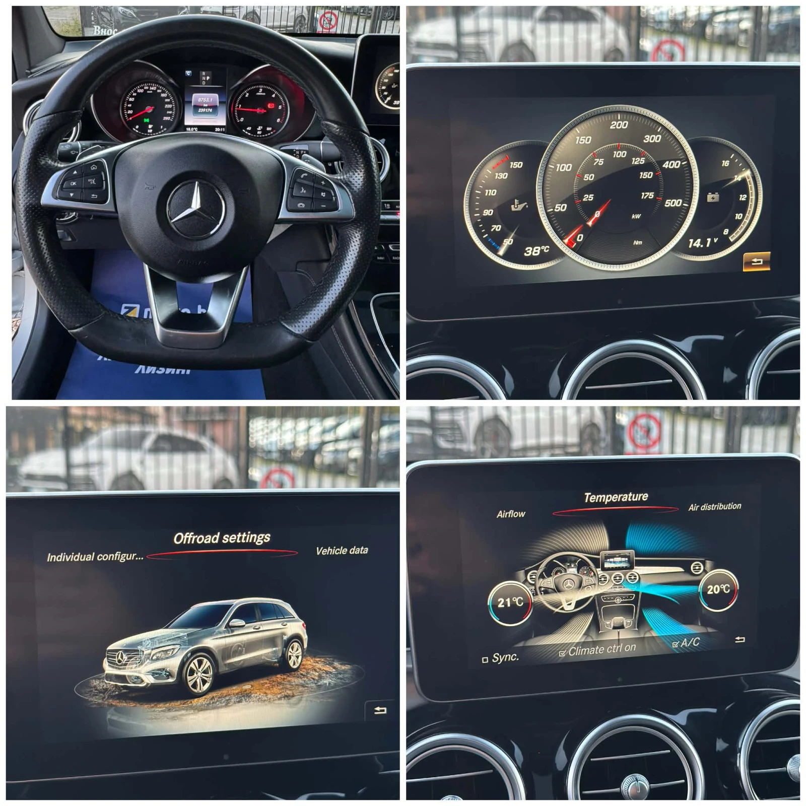 Mercedes-Benz GLC 250 CDI* AMG* FULL* BELGIUM, снимка 16 - Автомобили и джипове - 54309927