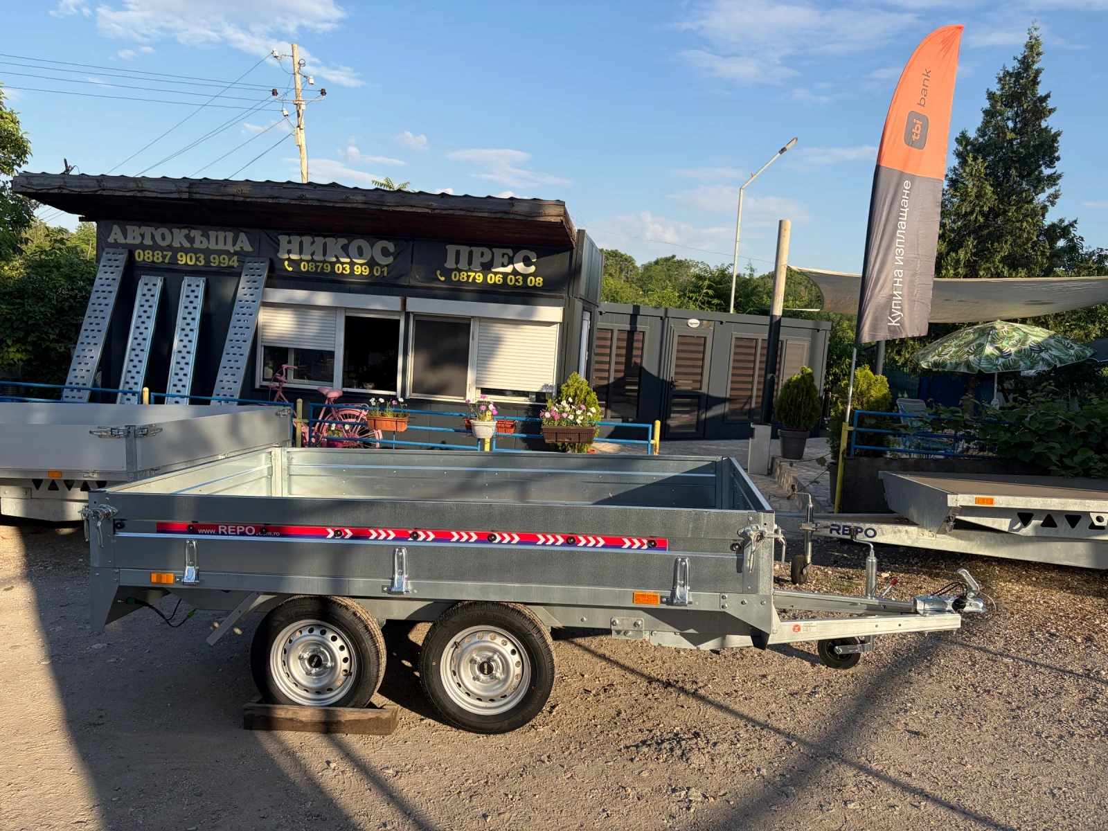 За автомобил Други Ремарке Поп Индъстри-REPO 260x160 до 750kg.