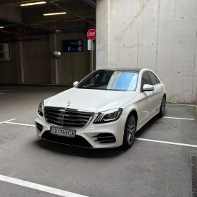Mercedes-Benz S 450 AMG Line | BURMESTER | HEAD-UP | МАСАЖ | ПАНОРАМА , снимка 1