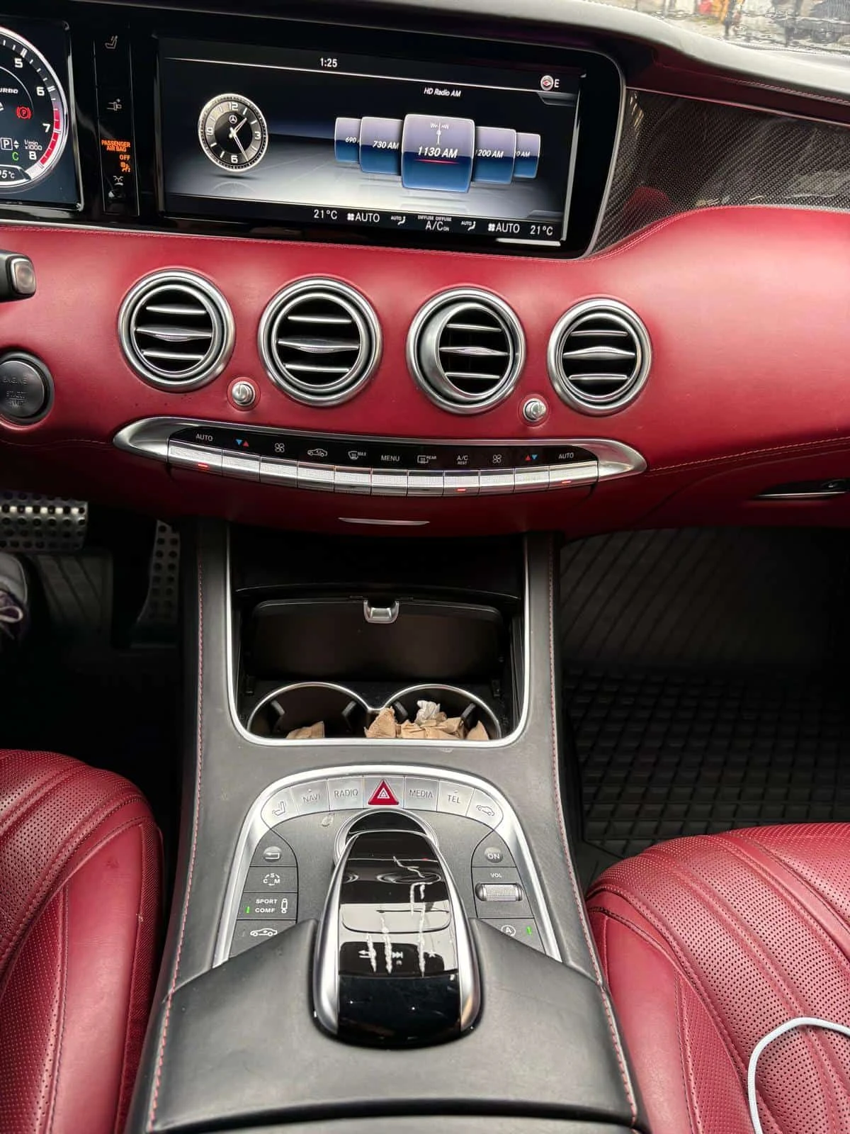 Mercedes-Benz S 63 5.5L * COUPE * Burmester * CARFAX * , снимка 8 - Автомобили и джипове - 53913641