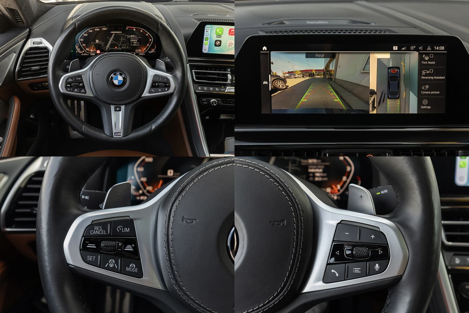 BMW 850 INDIVIDUAL / GRAN COUPE / X DRIVE / CARBON CORE, снимка 16 - Автомобили и джипове - 54372066