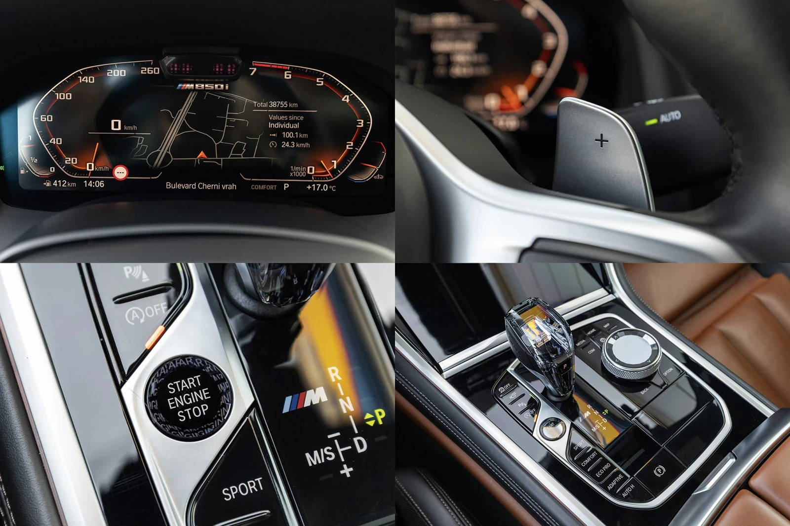 BMW 850 INDIVIDUAL / GRAN COUPE / X DRIVE / CARBON CORE, снимка 14 - Автомобили и джипове - 54372066