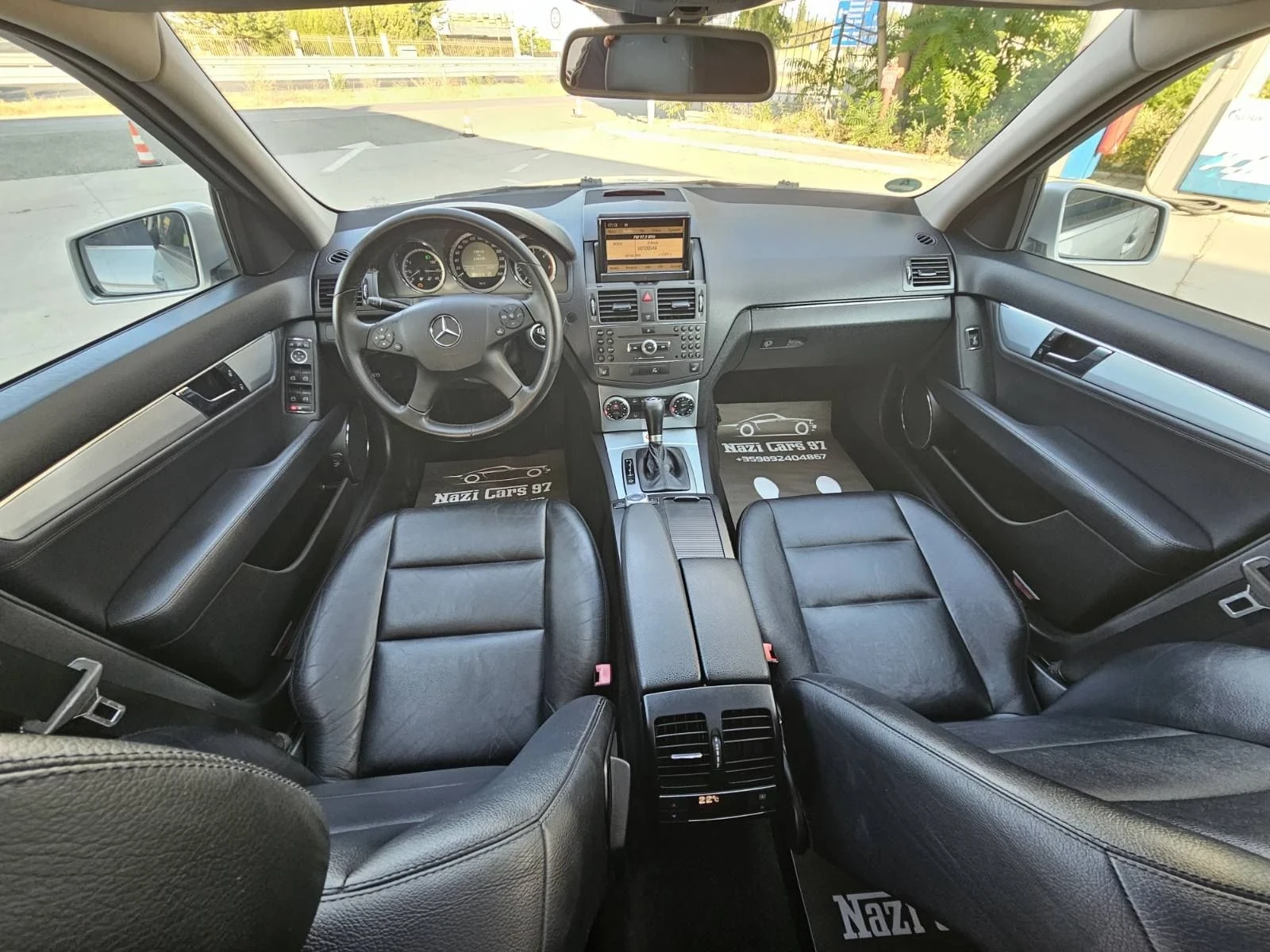 Mercedes-Benz C 220 170 к.с./AVNTGARDE/НАВИГАЦИЯ/ПАНОРАМА/ПОДГРЕВ/КОЖА, снимка 9 - Автомобили и джипове - 55930985