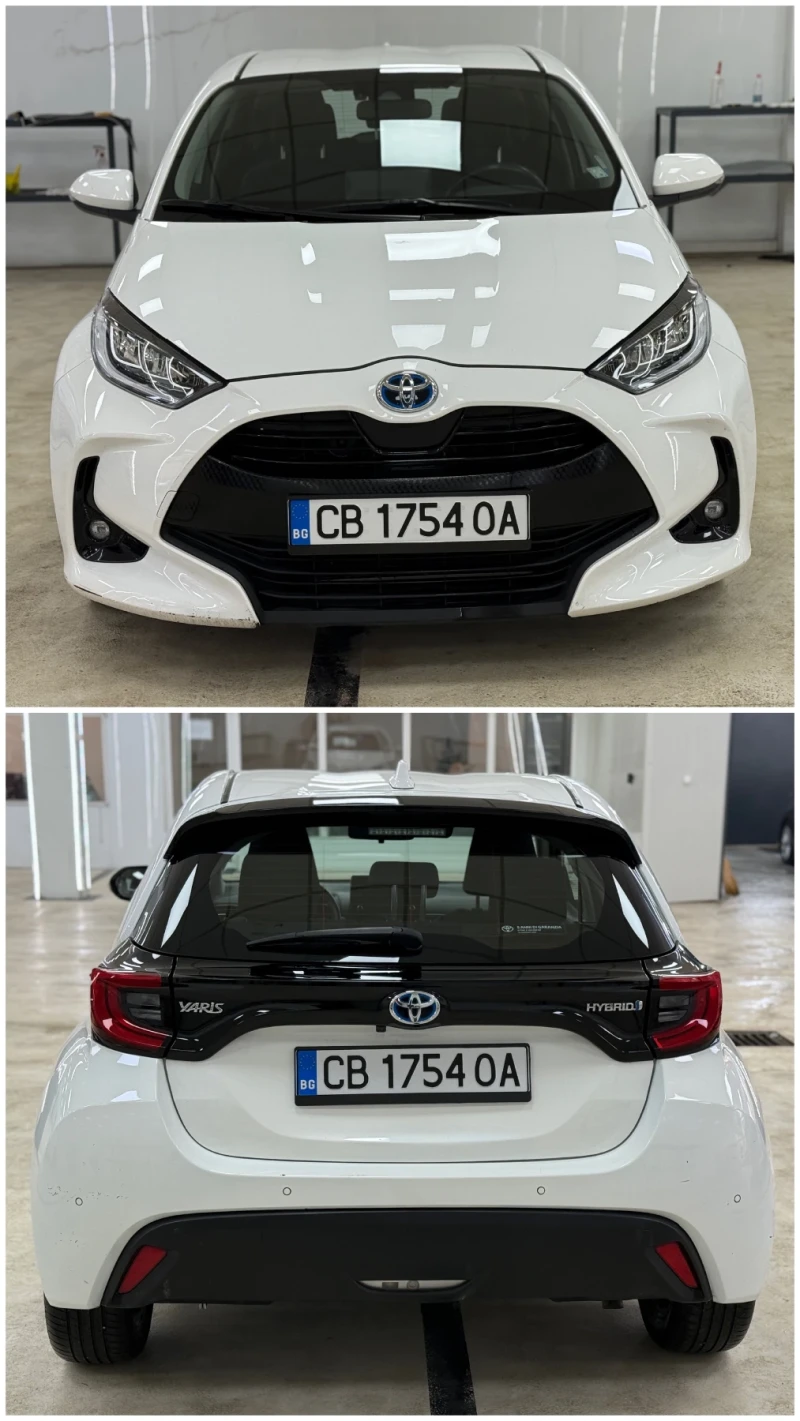 Toyota Yaris 1.5 Hybrid/ГАРАНЦИЯ/ОБСЛУЖЕН/Лизинг/ , снимка 5 - Автомобили и джипове - 52617251