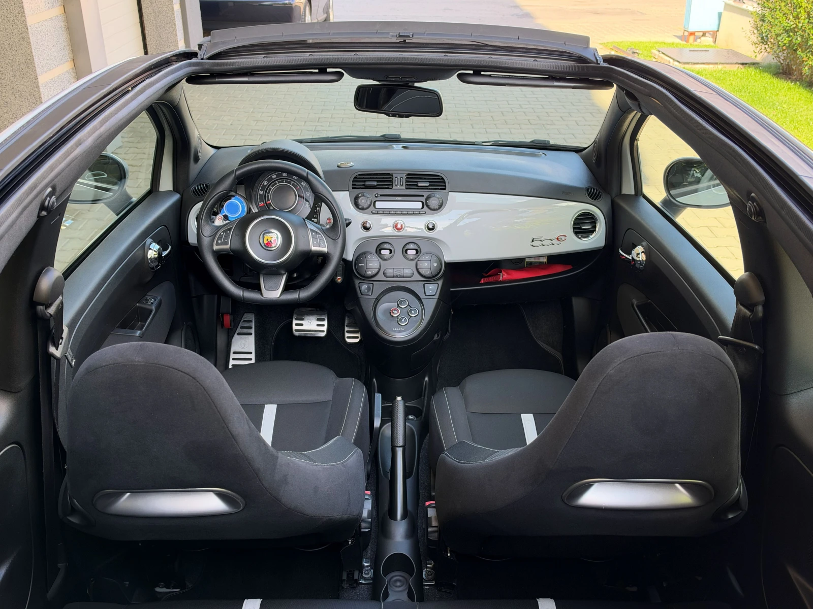 Fiat 500 /595-ABARTH/-AVTOMAT-NARDO-КАБРИОЛЕТ-ШВЕЙЦАРИЯ, снимка 11 - Автомобили и джипове - 56293964
