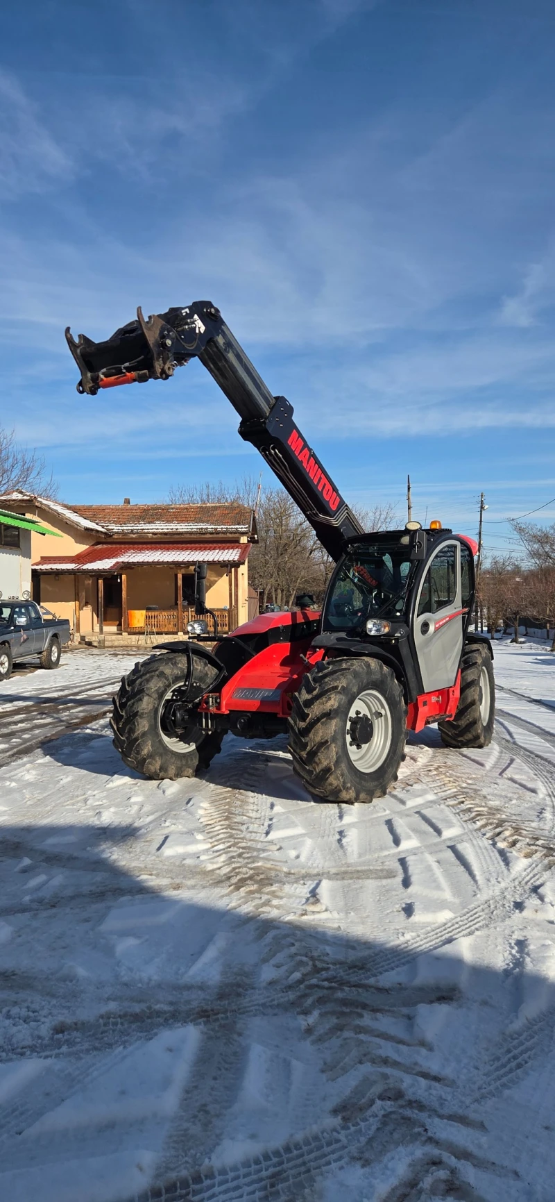 Телескопичен товарач Manitou 737-130, снимка 2 - Селскостопанска техника - 53114844