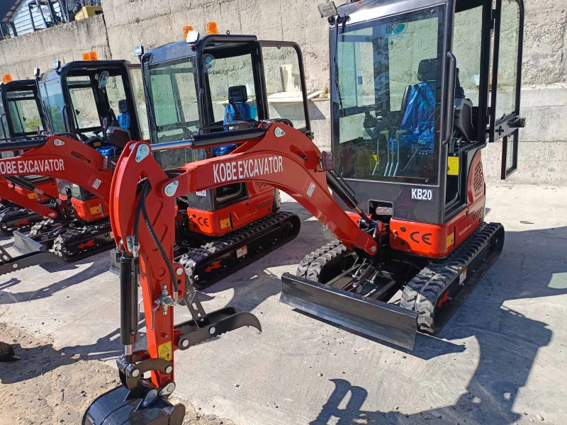 Багер Kobelco 2 ton ЧИСТО НОВ, снимка 9 - Индустриална техника - 51531818