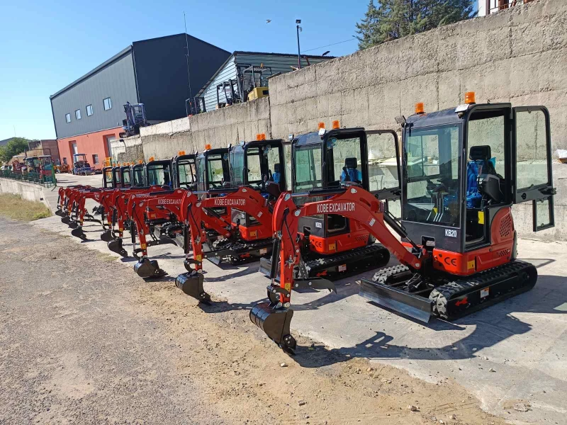 Багер Kobelco 2 ton ЧИСТО НОВ, снимка 10 - Индустриална техника - 51531818