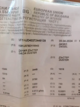 К9К U878  продавам двигател за Дачия Дъстър 1.5dci 2024г, снимка 3