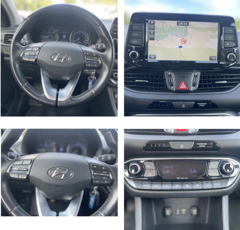 Hyundai I30 1.6CRDI-LED-NAVI-АВТОПИЛОТ-КАМЕРА-6 скорости, снимка 10 - Автомобили и джипове - 46804833