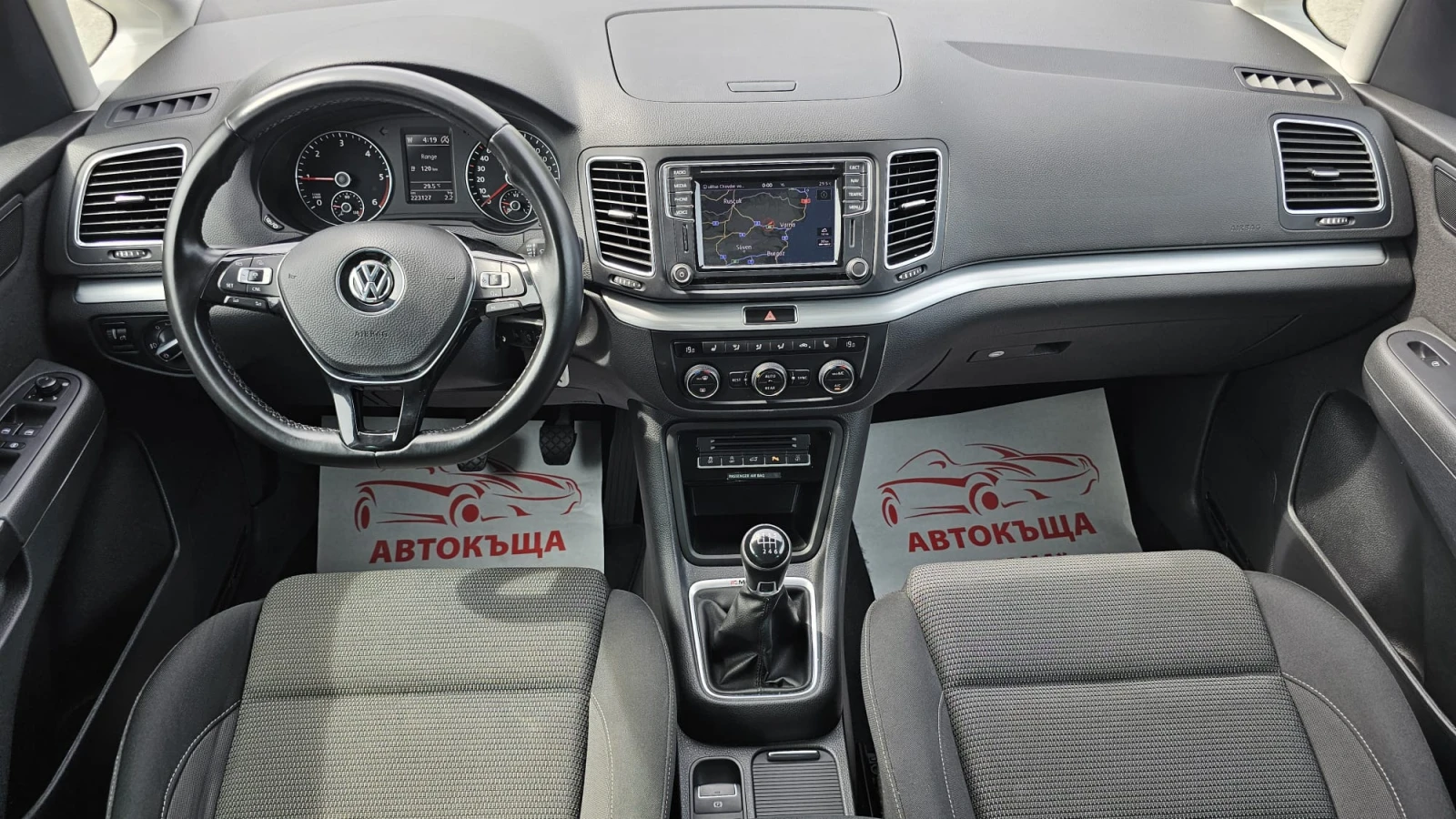 VW Sharan 2.0TDi 150HP 4Motion 6SP-ДИСТРОНИК-LED-ЛИЗИНГ - изображение 10