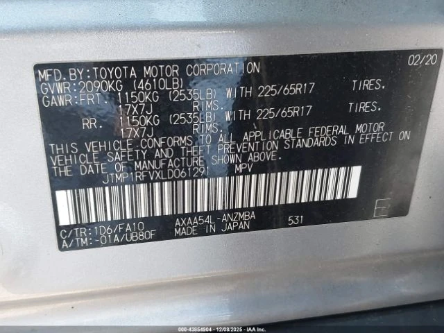 Toyota Rav4 XLE PREMIUM* 2.5L, I4, 203HP* Клип на мотор* CARFA - изображение 9