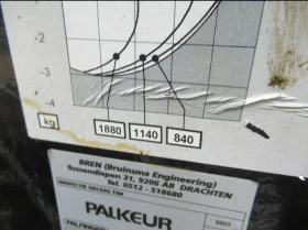 Iveco 60с15 Самосвал с кран HIAB 0044 + щипка, снимка 12