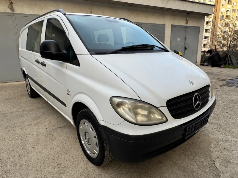 Mercedes-Benz Vito 111 CDI* Mакси База* Климатик* 6 места, снимка 1 - Бусове и автобуси - 49509941